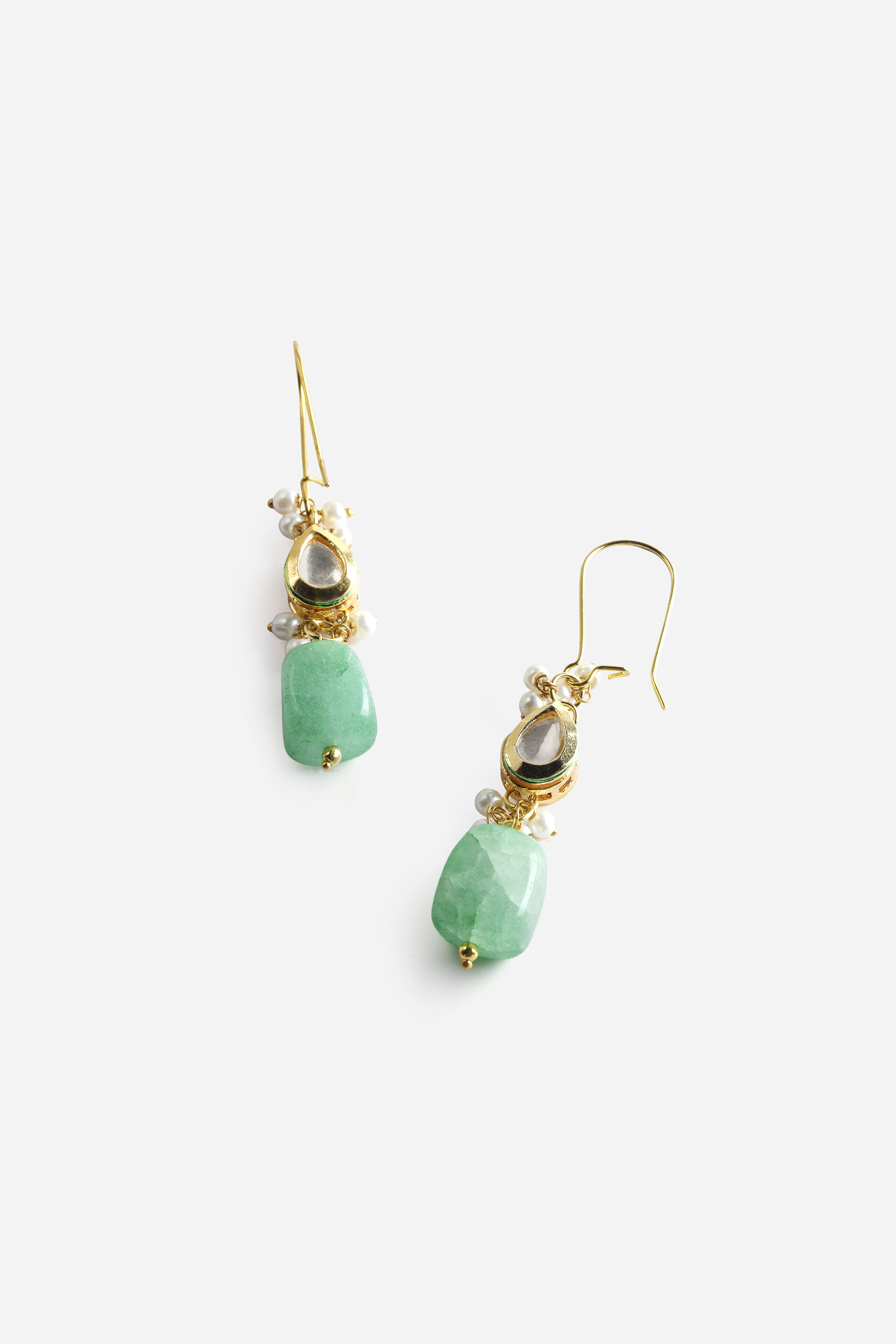 Timeless Green Dangler Earrings, , image 3
